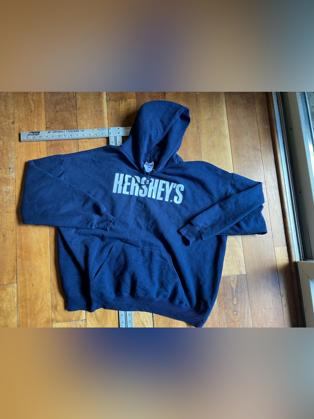 Men's Navy Pullover Hoodie